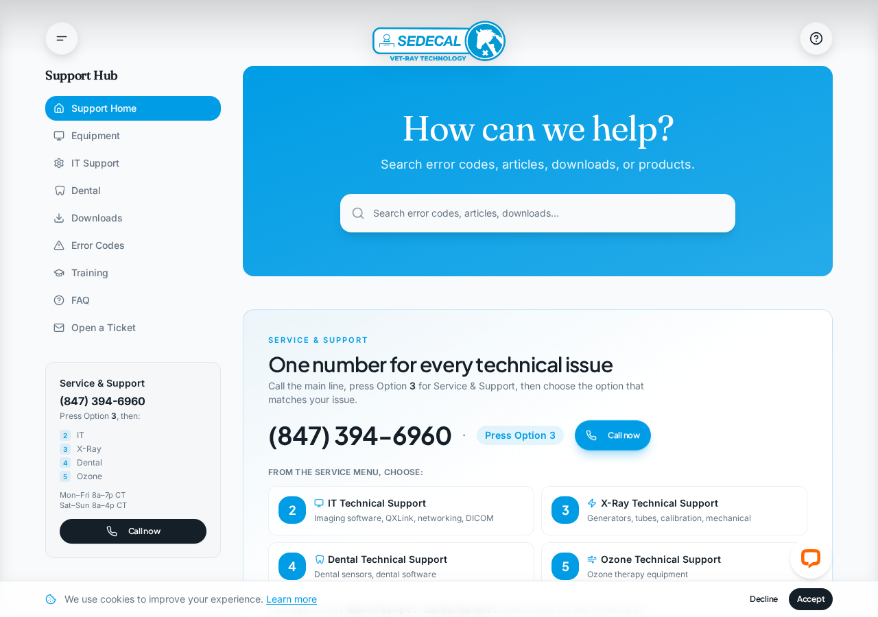 Support Hub