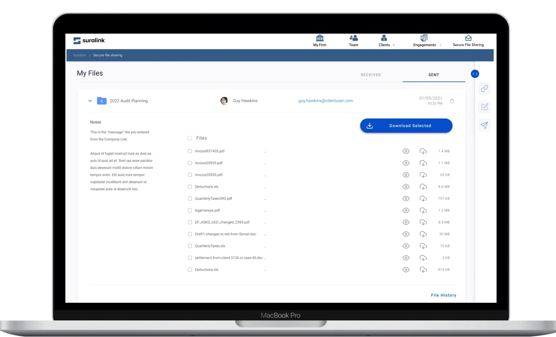 Drag-and-drop upload interface
